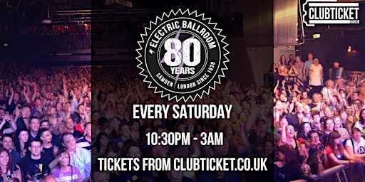 Imagen principal de Electric Ballroom Every Saturday