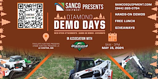 Primaire afbeelding van Diamond Demo Days with Sanco Equipment | Le Center, MN