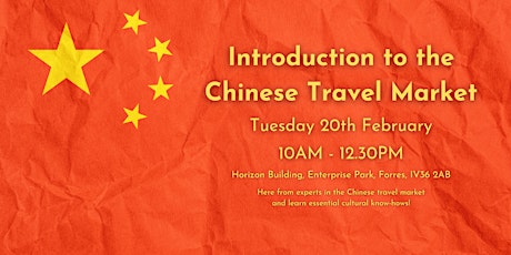 Imagem principal do evento Introduction to the Chinese Travel Market