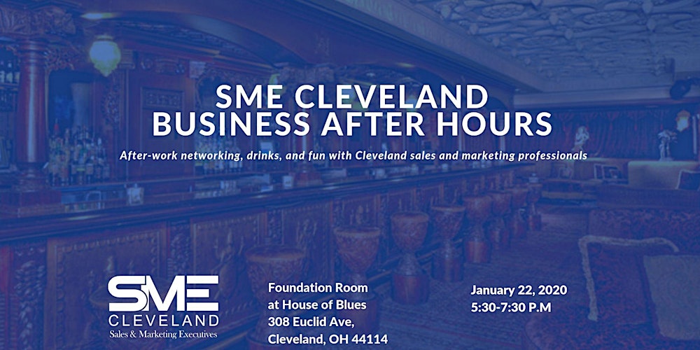 Sme Cleveland Business After Hours Tickets Wed Jan 22