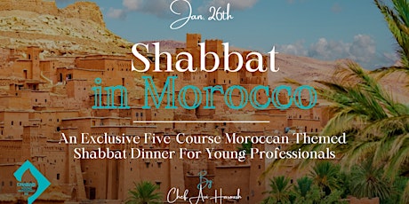 Shabbat in Morocco - Dinner & Social for Young Professionals primary image