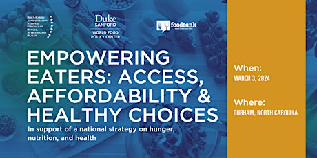 Imagen principal de Livestream: Empowering Eaters: Access, Affordability, Healthy Choices