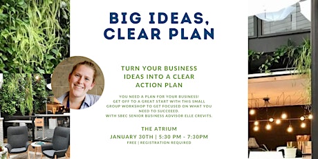 Image principale de Big Ideas, Clear Plan