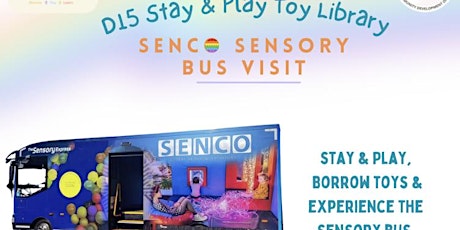 Imagem principal do evento Sensory bus visits the Toy Library