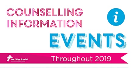 Counselling Information Event: 19th August 2019 primary image