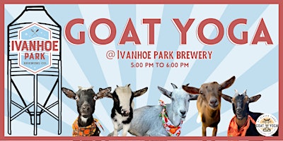 Imagem principal de Ivanhoe Park Brewery Goat Yoga