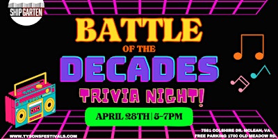 Battle of the Decades Trivia primary image