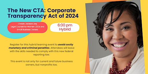 Hauptbild für The New CTA: Corporate Transparency Act of 2024