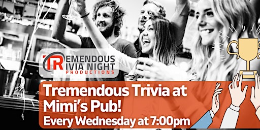 Imagem principal do evento Mimi's Pub Wednesday Night Trivia!