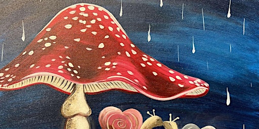 Rainy Day Shroom - Paint and Sip by Classpop!™  primärbild