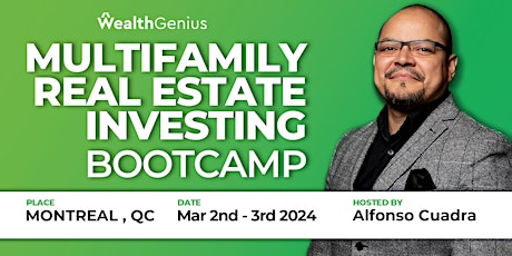 Multifamily Real Estate Investing Bootcamp (Montreal QC) - [030224] primary image