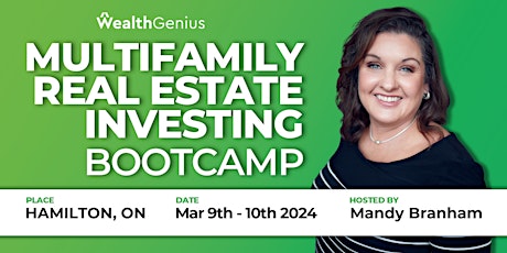 Multifamily Real Estate Investing Bootcamp (Hamilton ON ) - [030924] primary image