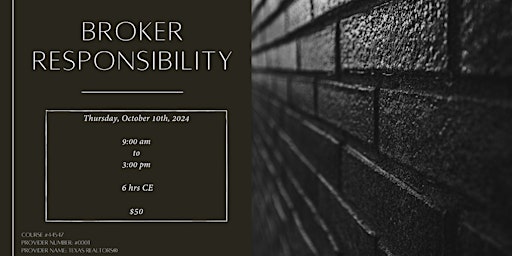 Broker Responsibility primary image