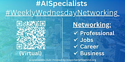 #AISpecialists Virtual Job/Career/Professional Networking #Houston #IAH  primärbild