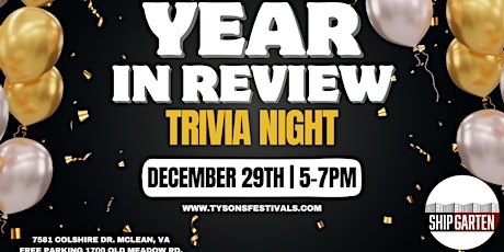 Year In Review Trivia