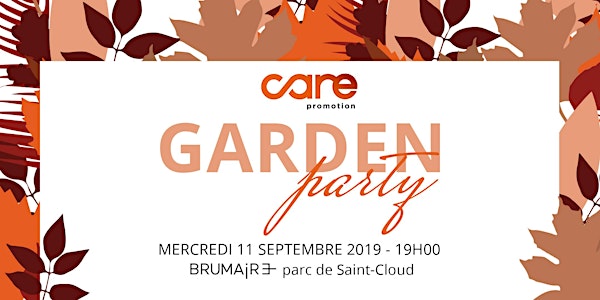 Care Promotion & Friends - Garden Party