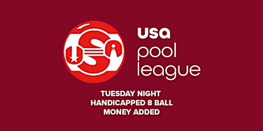 Imagem principal do evento Tuesday Night USAPL (14pt) 8 ball Weekly Tournament
