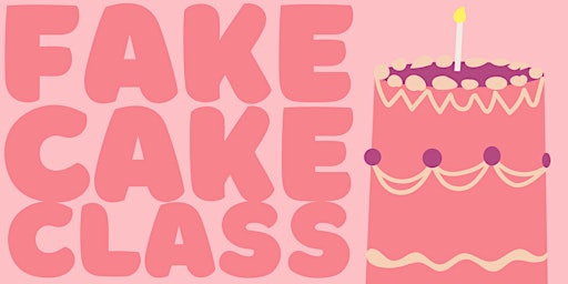 Imagen principal de Fake Cake Class with Peach.pad!