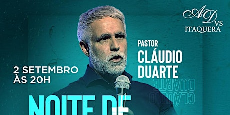 Imagem principal do evento Noite de Vitória - Pr. Cláudio Duarte - Ponto de Vendas AD Belém Jacareí