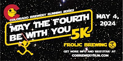 May the 4th Be With You 5k @ Frolic Brewing event logo