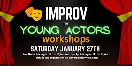 Immagine principale di Improv for Young Actors Workshops 