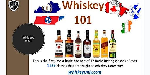 Image principale de Whiskey 101;  BYOB  (Course #101)
