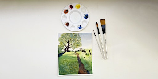Watercolors Made Easy: Trees and Path (Wilsonville) primary image