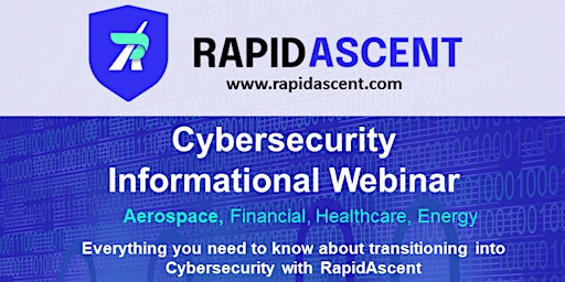 Imagem principal de RapidAscent Informational Webinar for Job-Ready Cybersecurity Training