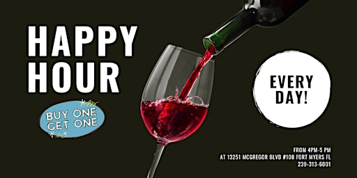 Image principale de BOGO Happy Hour!