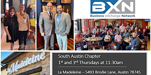 Primaire afbeelding van BXN South Networking Luncheon - La Madeleine