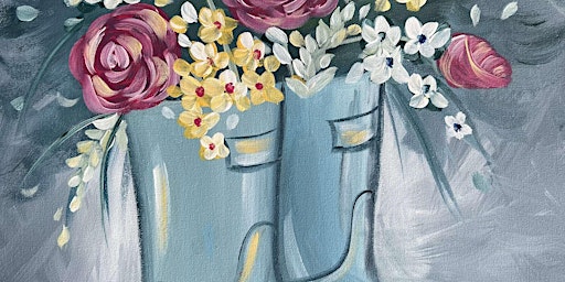 Immagine principale di Rainy Day Bouquet   - Paint and Sip by Classpop!™ 