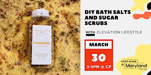 Primaire afbeelding van DIY Bath Salts and Sugar Scrubs w/Elevation Lifestyle