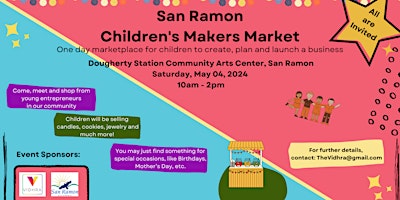 San Ramon Children's Makers Market 2024 primary image
