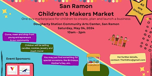 Imagen principal de San Ramon Children's Makers Market 2024