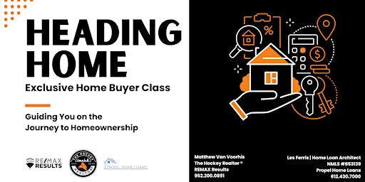 Primaire afbeelding van Heading Home - An Exclusive Home Buyer Class