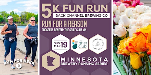 Imagen principal de Run for a Reason 5k at Back Channel Brewing Co | 2024 MN Brewery Run