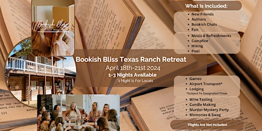 Bookish Bliss Texas Ranch Retreat  primärbild