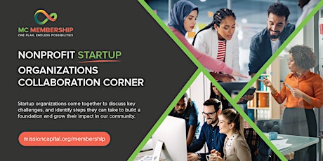 Nonprofit Startup Organizations Collaboration Corner - June 2024