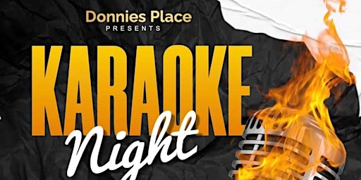Imagem principal do evento Karaoke Night at Donnie's Place