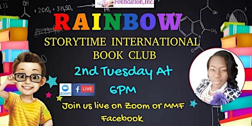 Imagen principal de Rainbow Storytime International Book Club with Ms. McLean
