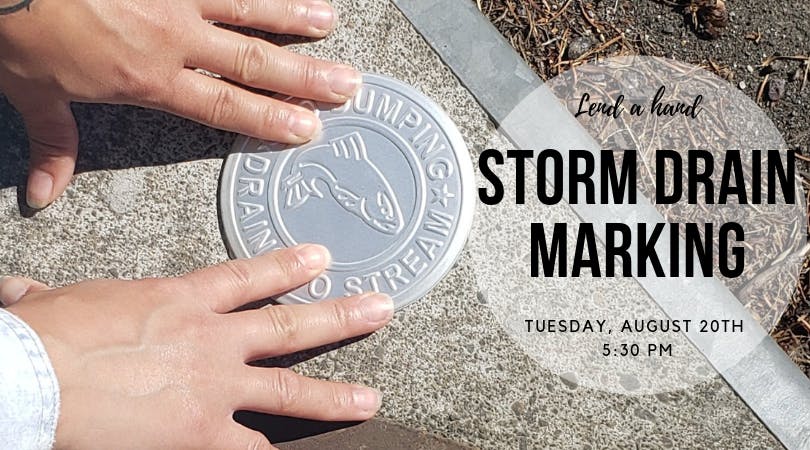Storm Drain Marking Volunteer Event