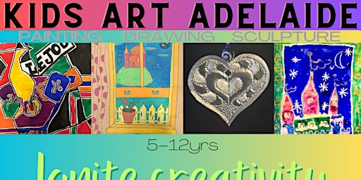 Primaire afbeelding van Kids Art Adelaide Mon Class-Mitcham Village 4:30-5:30pm