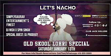 LET'S NACHO | Old Skool Bhangra Edition primary image