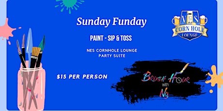 Sunday Funday Paint - Sip & Toss primary image