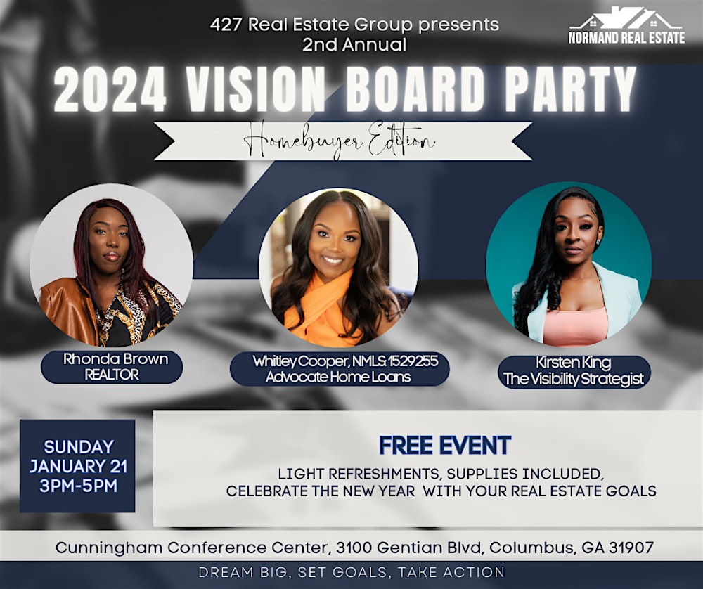 2024 Vision Board Party- Homebuyer Edition Tickets, Sun, Jan 21