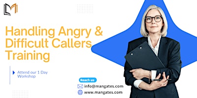 Primaire afbeelding van Handling Angry and Difficult Callers 1 Day Training in Chelmsford