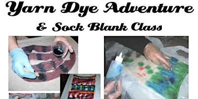 Imagem principal do evento Yarn Dye Adventure & Sock Blank Class