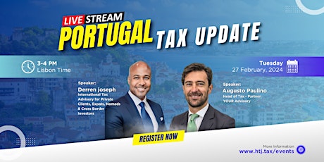 (LIVESTREAM)Portugal Tax Update. primary image