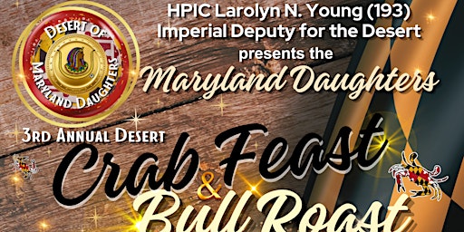 Imagem principal do evento Desert of Maryland Daughters Crab Feast & Bull Roast