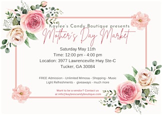 Mother's Day Market - Shopping Event - FREE ADMISSION primary image